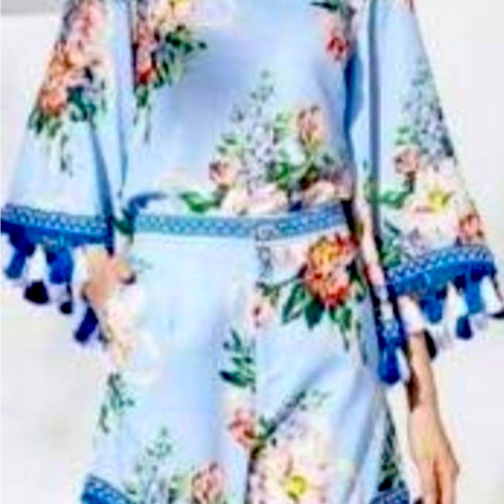 Sonja Morgan Blue Tassel Set U.S. Size M (8-10)